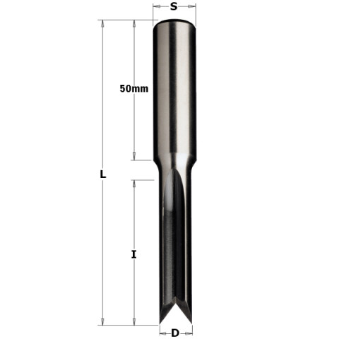Meche a mortaiser d=15x110 z=2 s=16x50 sp 103.150.30