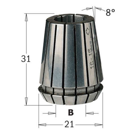Pince elastique er20 d=5 184.050.20
