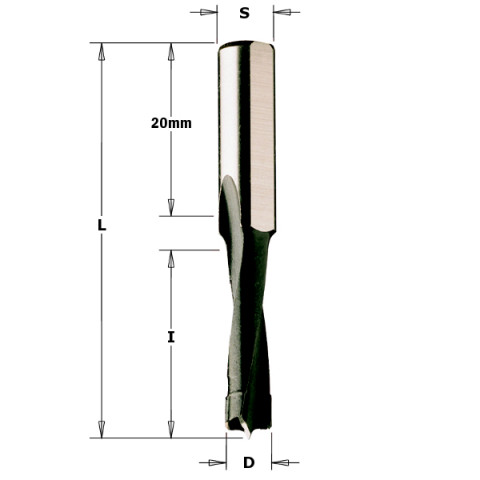 Hw-meche a tourillonner s=8x20 d=4x30x58  dr 312.040.11
