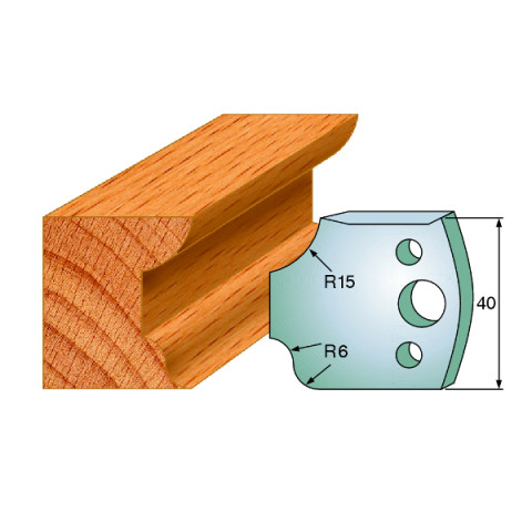 JEU DE 2 COUTEAUX KSS 40x4mm 690.044