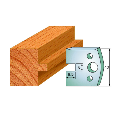 JEU DE 2 COUTEAUX KSS 40x4mm 690.095