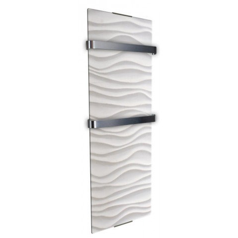 Radiateur sèche serviette électrique design ondulation