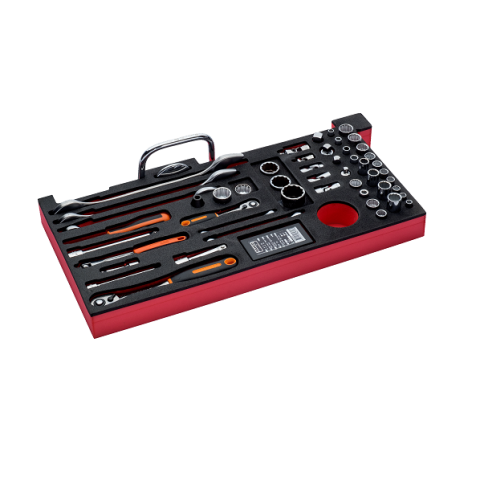 Module mousse avec jeu d'outils en pouces 79 pièces ff3a01 bahco