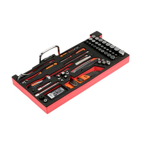 Module mousse avec jeu d'outils en pouces 98 pièces ff3a05 bahco
