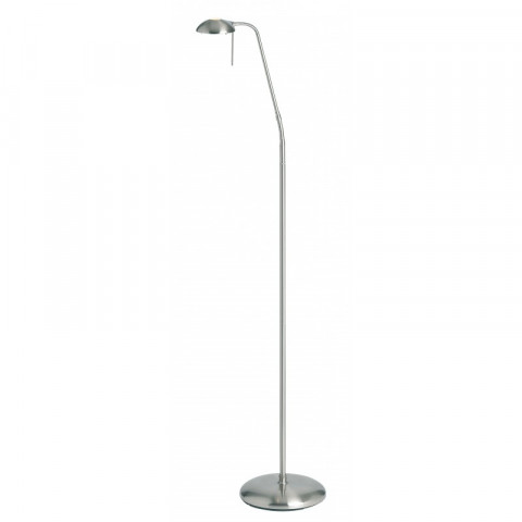 Lampadaire hackney, chrome satiné