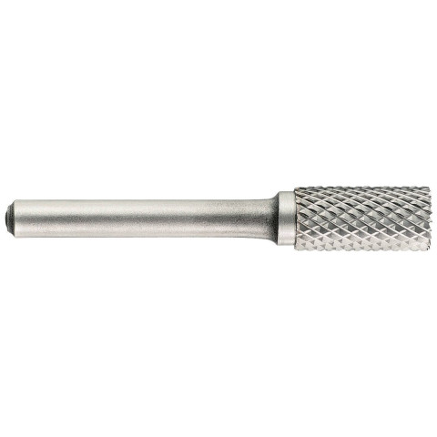 Fraise lime carbure Cylindrique en bout Denture normale brise copeaux Forme D TECHNIC (Boite brochable) - TIVOLY - Queue cylindrique Denture brise copeaux Tête carbure