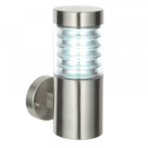 Applique equinox, acier inoxydable et polycarbonate
