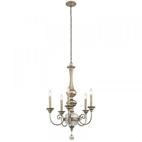 Chandelier rosalie 5 ampoules