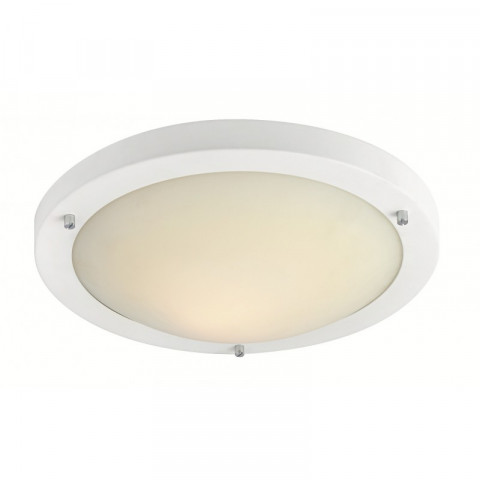 Plafonnier led rondo, blanc mat