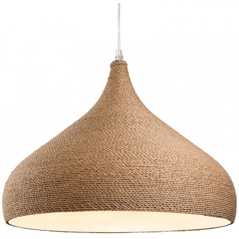 Suspension coast, corde marron, 42 cm