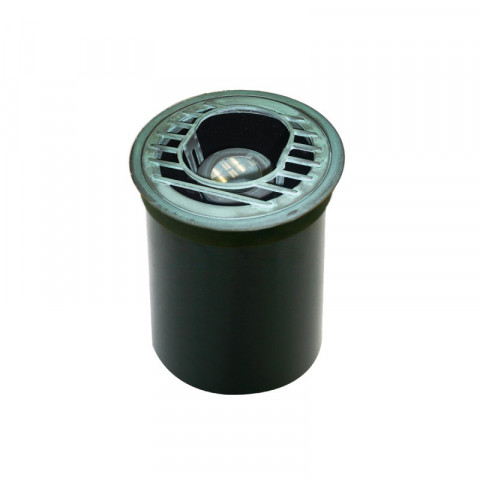 Spot encastrable bronze15, vert de gris, led