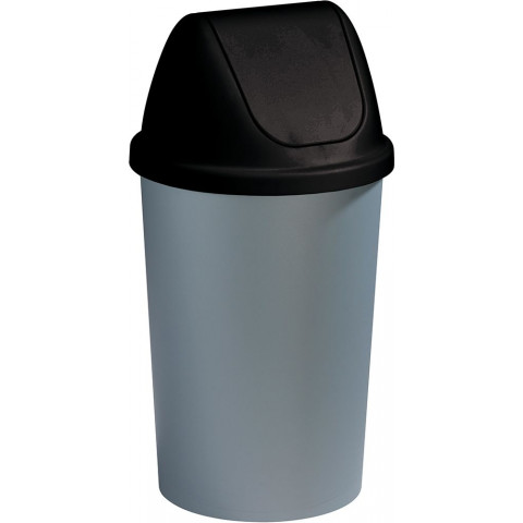 Poubelle 45 l avec couvercle bombé twinga