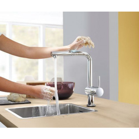 Grohe minta touch mitigeur évier tactile mousseur extractible 31360000 (import allemagne)