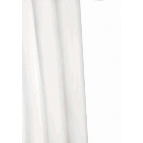 Croydex Rideau de douche en PVC uni Blanc