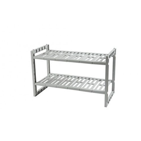 Compactor ran7011 etagère extensible sous evier métal gris 48 x 30 x 40 cm