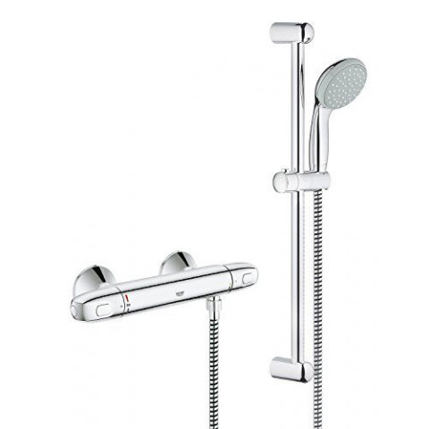 Grohe 34151003 grohtherm 1000 mitigeur thermostatique avec ensemble de douche-barre 600 mm