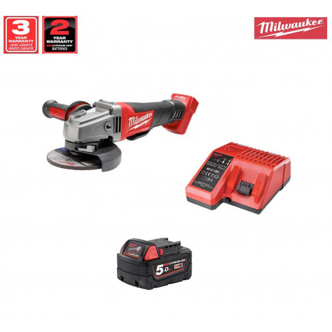 Kit M18CAG125XPDP1-SK meuleuse M18CAG125 + 1 x 5,0 Ah + chargeur Milwaukee
