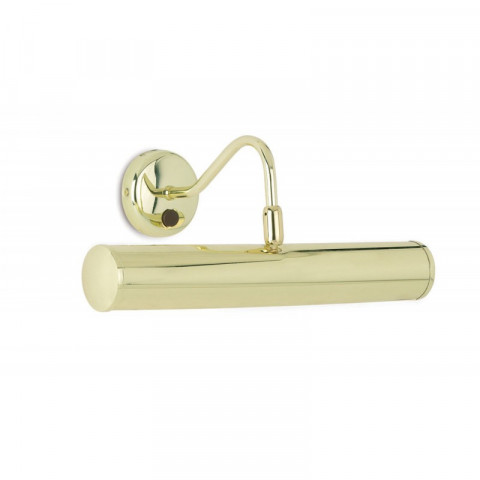 Applique turner, laiton poli, 35 cm