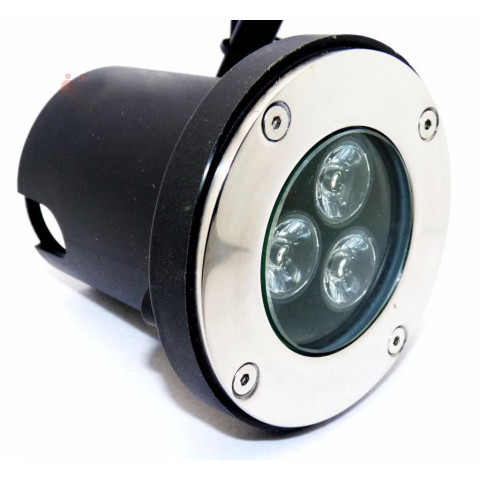 Spot extérieur encastrable sol led 3w ip65 80 - couleur eclairage au choix
