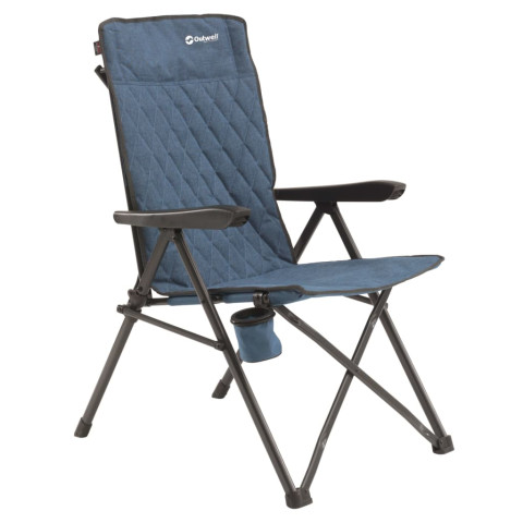 Chaise de camping pliable lomond bleu