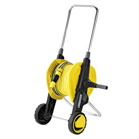 Chariot dévidoir kit avec tuyau 20 m et accessoires - ht 3420