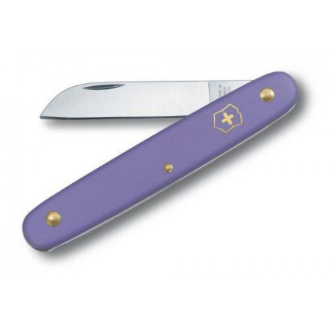 Victorinox couteau de fleuriste à lame droite violet 55 mm