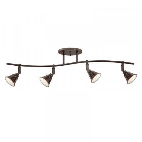 Barre eastvale, bronze palladien, 4 ampoules