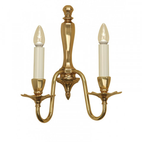 Applique asquith laiton, 2 éclairages
