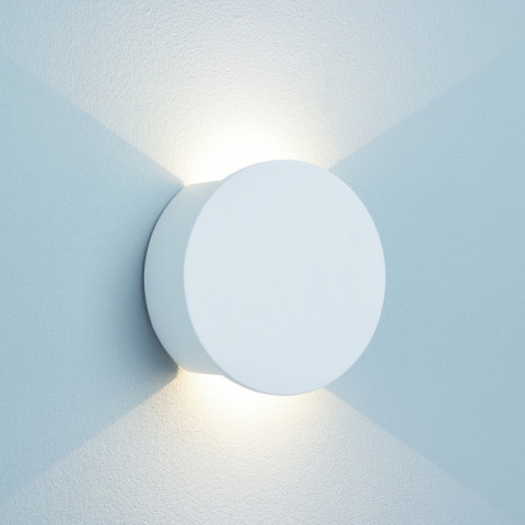 Applique ronde led 2w gypsum, en plâtre