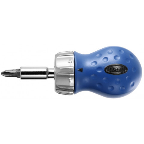 Tournevis porte-embout BOST Mini-boule - 3 Embout : Plat 5.5mm - PH2 - PZ2 - 625096
