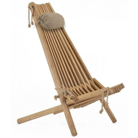 Chilienne en bois ecochair (coussin offert) chêne