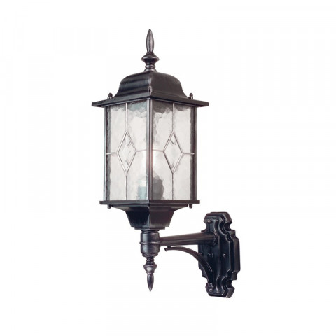 Applique wexford 53,5 cm, noir / argent