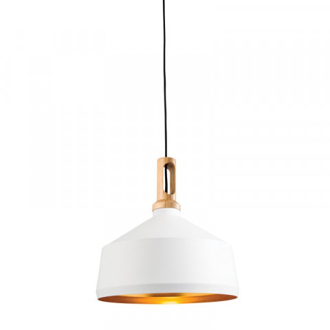Suspension garcia, blanc et or