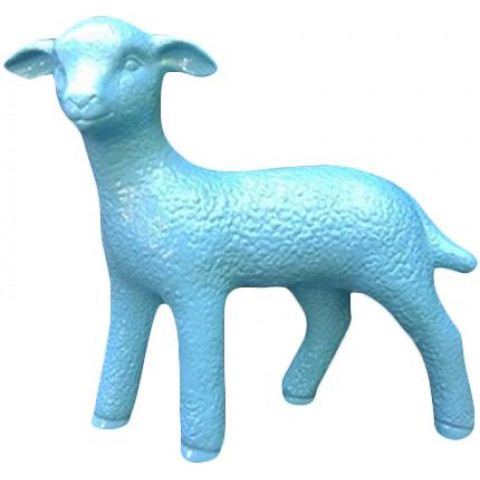 Agneau design en résine 52 cm