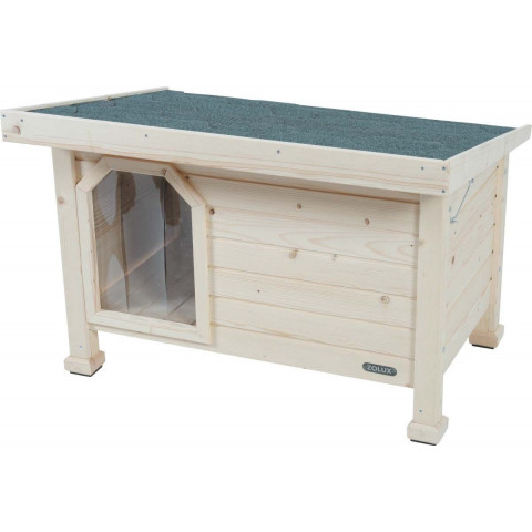 Niche en bois à toit plat