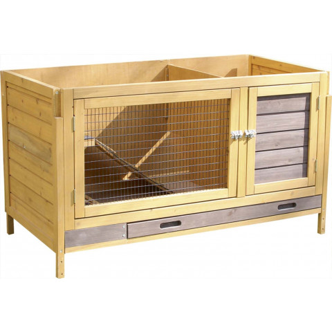 Clapier en bois multiplex addition