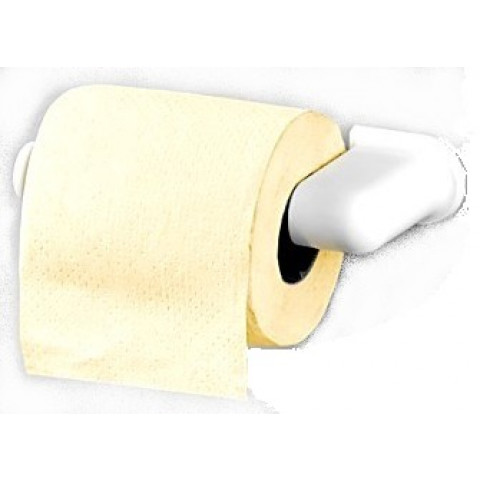 Porte papier toilette mural abs blanc