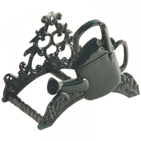 Porte tuyau d'arrosage arrosoir vert