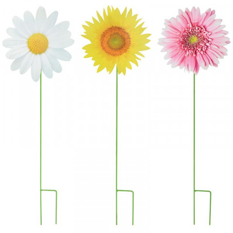 Fleurs sur pique (lot de 3)