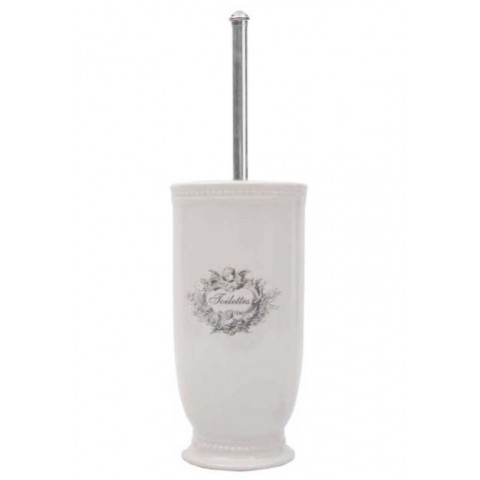 Brosse wc support en céramique ange