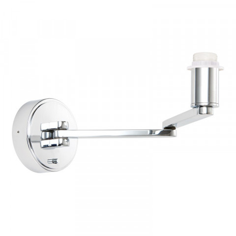 Applique marlow, chrome, sans abat-jour