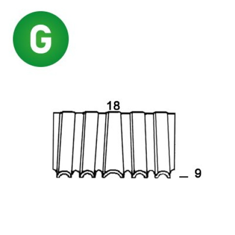 Agrafes mini-croco WM-09 / 18 - Boite de 3000 pièces - 6WM091