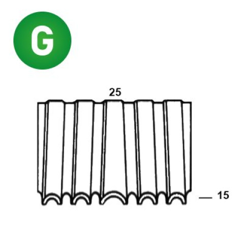 Agrafes croco WN-15 / 25 - Boite de 12000 pièces - 6WN151