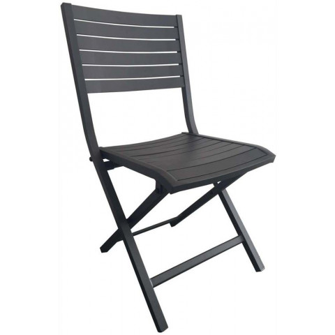 Chaises pliantes en aluminium lucca (lot de 6) - Couleur au choix