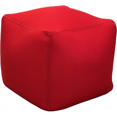 Pouf de piscine big bag 40 cm rouge