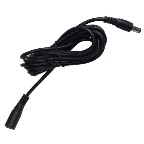 Rallonge 3m (5.5mm / 5v/12v) noire pour caméra ip foscam