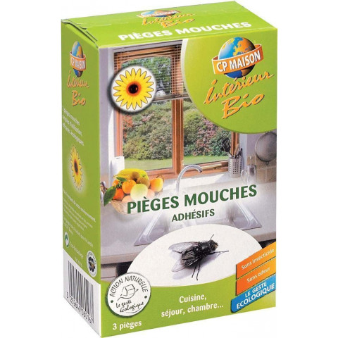 Pièges à mouches adhésifs (lot de 3)