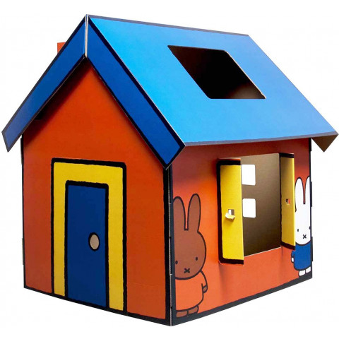 Maison en carton à construire miffy