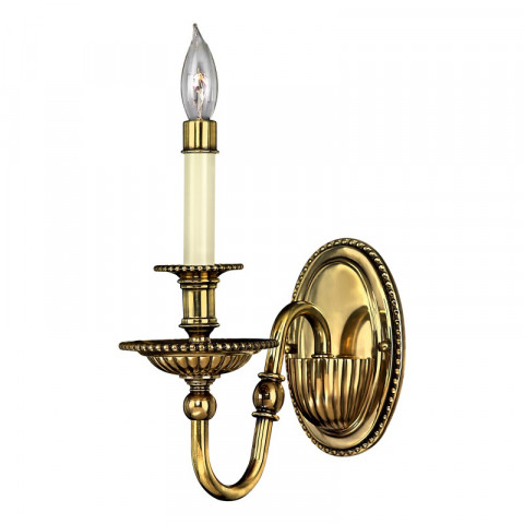 Applique cambridge, laiton, 1 ampoule