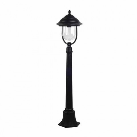 V-tac vt-851 lampe de jardin noir graphite 1xe27 ampoule 1100mm rainproof ip44 - sku 7530